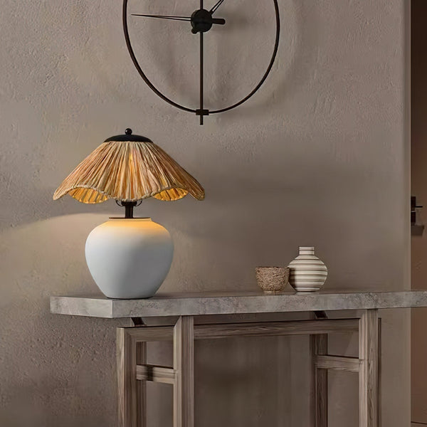 Woven Ceramic Table Lamp