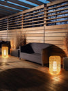 Woven Rattan Outdoor Lamp