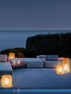 Woven Rattan Outdoor Lamp