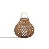 Woven Sphere Solar Lantern Outdoor Lamp