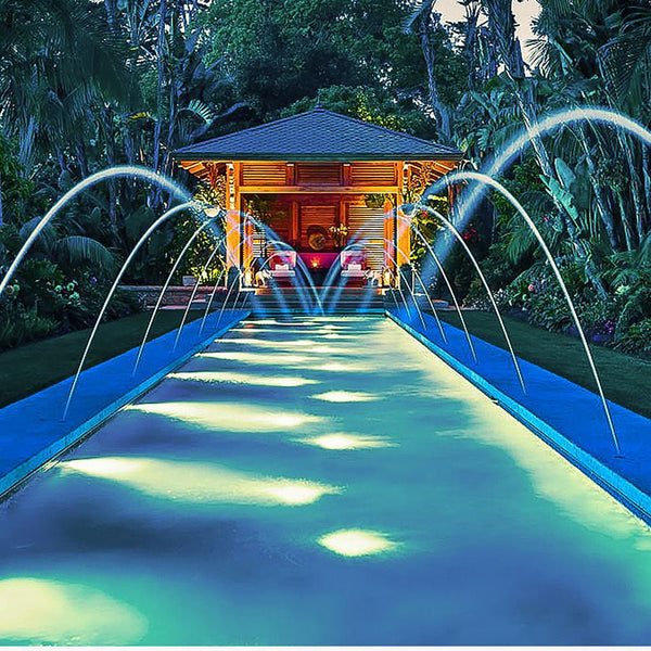 Adjustable Led Underwater Lights Outdoor Pool Landscape Lighting Decorative Lamp