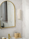 alabaster ribbed wall sconce led