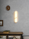 alabaster ribbed wall sconce led