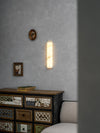alabaster ribbed wall sconce led