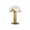 alabaster table lamp bronze gold bedside nightstand living room