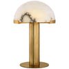 alabaster table lamp bronze gold bedside nightstand living room