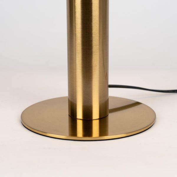 alabaster table lamp bronze gold bedside nightstand living room