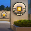 Asian Style Outdoor Led Landscape Decorative Lighting Wall Lamp For Villa Courtyard