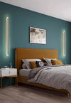 black acrylic iron linear led wall light