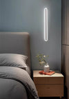black acrylic iron linear led wall light