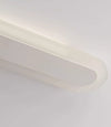 black acrylic iron linear led wall light