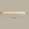 black acrylic iron linear led wall light