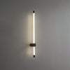 black copper linear led rechargeable wall sconce