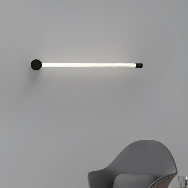 black copper linear led rechargeable wall sconce