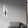black gold iron acrylic linear led wall light