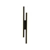black gold iron acrylic linear led wall light