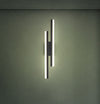 black gold iron acrylic linear led wall light