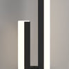 black gold iron acrylic linear led wall light