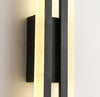 black gold iron acrylic linear led wall light