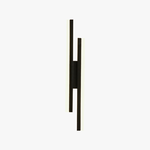 black gold iron acrylic linear led wall light