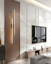 black gold iron acrylic linear led wall light