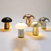 black gold mushroom table lamp iron bedside living room