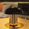black gold mushroom table lamp iron bedside living room
