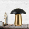 black gold mushroom table lamp iron bedside living room