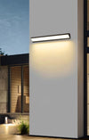 black iron acrylic linear led wall light 2