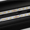 black iron acrylic linear led wall light 2