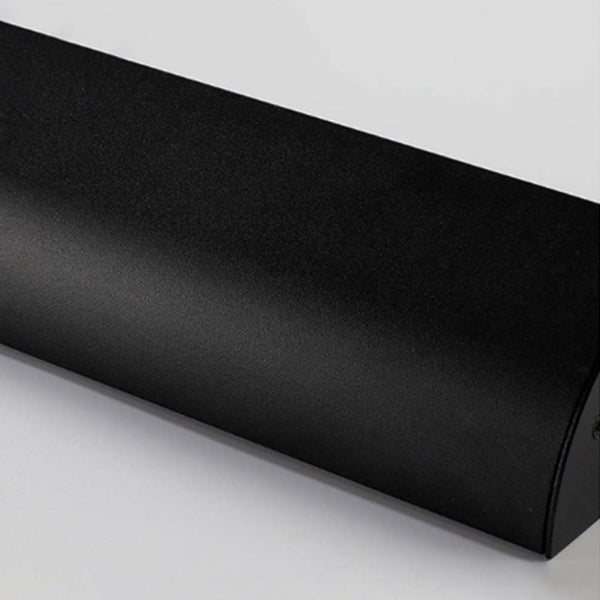 black iron acrylic linear led wall light 2
