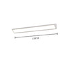black iron acrylic linear led wall light 2