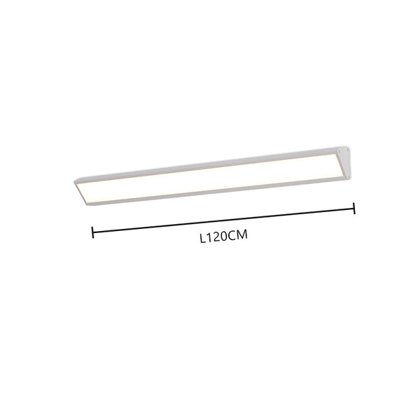black iron acrylic linear led wall light 2