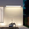 black iron acrylic linear led wall light 2