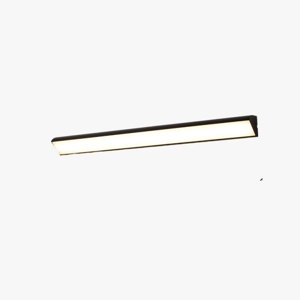 black iron acrylic linear led wall light 2