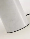 black marble iron hemisphere table lamp