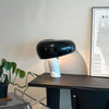 black marble iron hemisphere table lamp