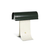 black paper table lamp with stainless steel for bedside reading nook