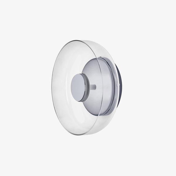 brass glass led wall sconce bedroom hallway