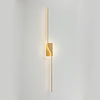 brass linear led wall sconce set of two for hallway and bedroom
