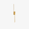 brass linear led wall sconce set of two for hallway and bedroom