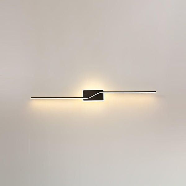 brass linear led wall sconce set of two for hallway and bedroom