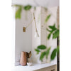 brass swing arm wall lamp with aluminum shade for bedroom and reading nook