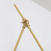 brass swing arm wall lamp with aluminum shade for bedroom and reading nook