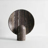 brown travertine table lamp for bedroom nightstand and living room