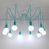 Cluster Spider Pendant Lighting 10 Heads Diy Adjustable Ceiling Lights