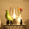cement glass table lamp bedside living room