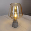 cement glass table lamp bedside living room