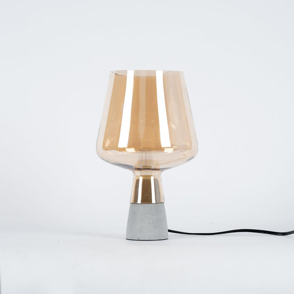 cement glass table lamp bedside living room