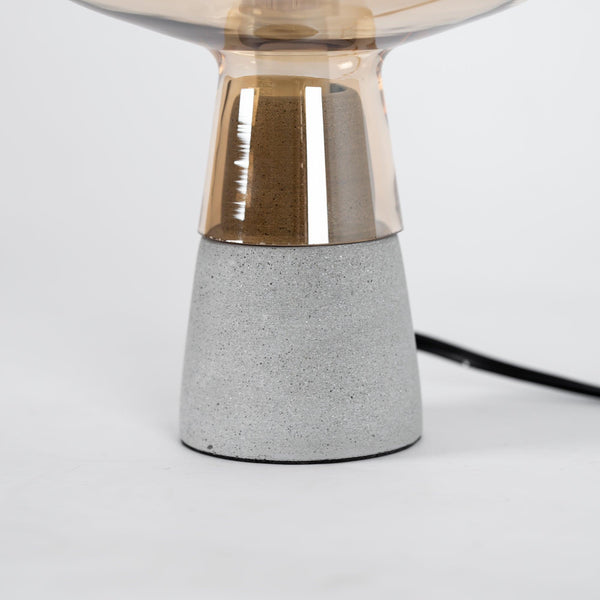 cement glass table lamp bedside living room